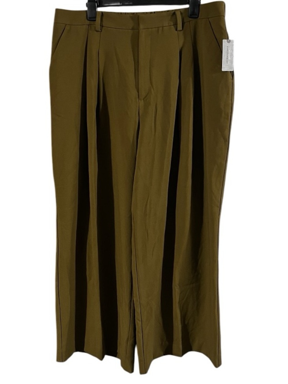NWT Anthropologie $148 The Avery Wide-Leg Pleated Trousers by Maeve Size XLP - Picture 11 of 11